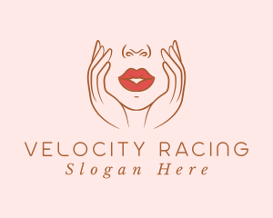 Woman Sexy Lips logo design