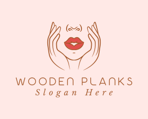 Woman Sexy Lips logo design