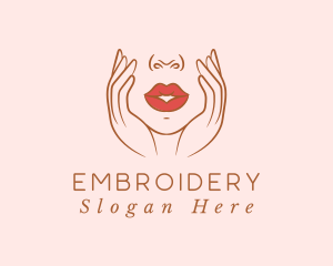 Woman Sexy Lips logo design