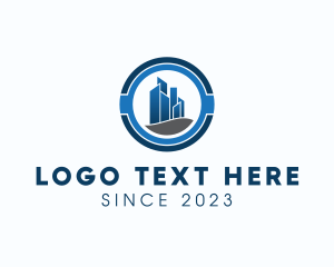 Building - Skyscraper Office Building logo design