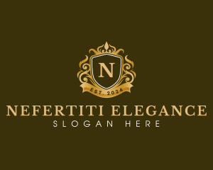 Crown Crest Elegant logo design