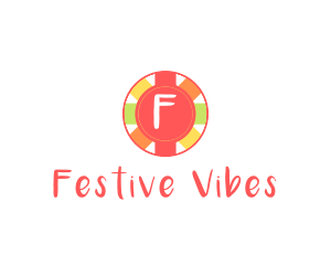 Festive Circle Playful Event logo design