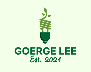 Electrical - Eco Leaf Bulb logo design