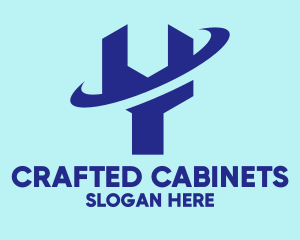 Cabinetry - Blue Wrench Spanner logo design