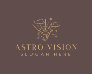 Eye Constellation Horoscope logo design