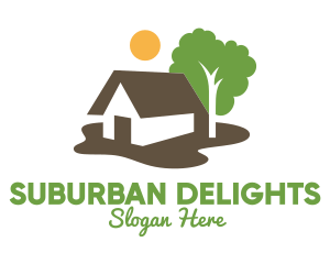 Suburban - Suburban Living Real Estate logo design