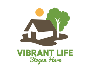 Suburban Living Real Estate  logo design