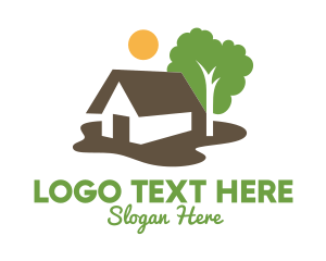 Landscape Architecture - Suburban Living Real Estate logo design