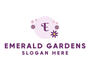 Floral Nature Cosmetics logo design