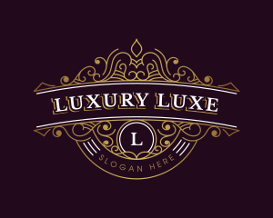 Royal Luxury Floral logo design