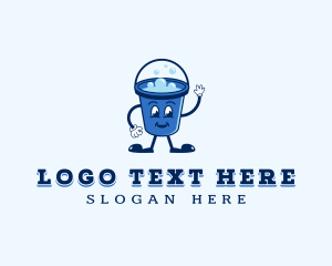 Bucket Cleaner logo design