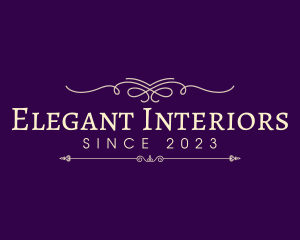 Luxurious Elegant Ornament logo design