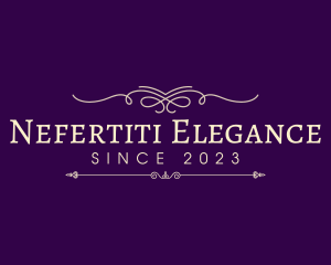 Luxurious Elegant Ornament logo design