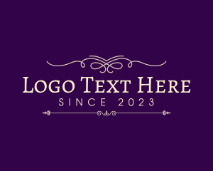 Liquor - Luxurious Elegant Ornament logo design