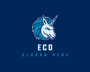 Esports Mythical Unicorn Logo