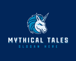 Esports Mythical Unicorn logo design