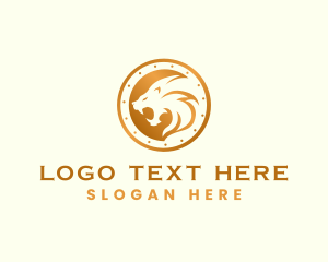 Luxury - Premium Golden Lion logo design