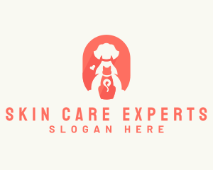 Dog Cat Vet Care logo design