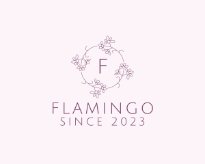 Landscaping - Feminine Flower Wreath logo design