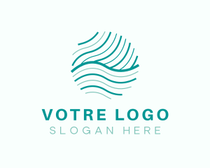 Creative - Abstract Green Wave Business logo design