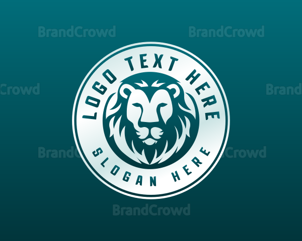 Elegant Lion Head Logo