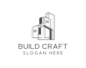 Housing Building Structure logo design