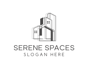 Housing Building Structure logo design