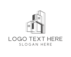 Office Space - Housing Building Structure logo design