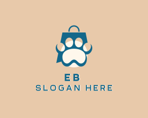 Paw Pet Shopping Bag Logo
