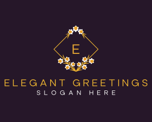 Floral Daffodil Event logo design