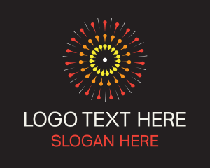 Theme Park - Festival Party Pyrotechnics logo design