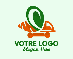 Vehicle - Carrot Vegetable Truck logo design
