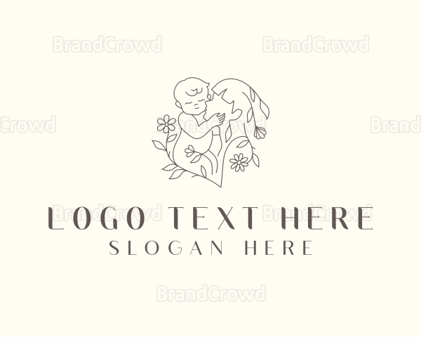 Infant Baby Parenting Logo