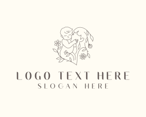 Infant Baby Parenting Logo