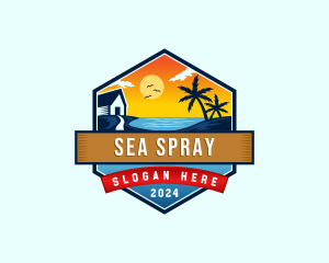 Vacation Resort Destination logo design