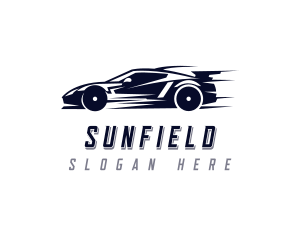 Sports Car Automobile Logo