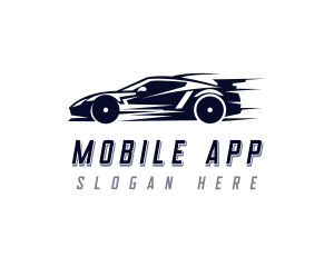 Sports Car Automobile Logo