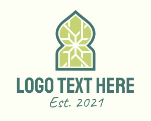 Religion - Islamic Window Pattern logo design