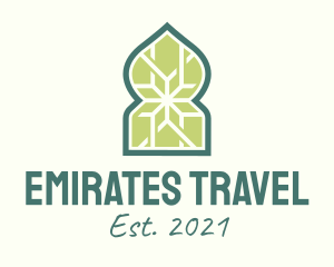 Emirates - Islamic Window Pattern logo design