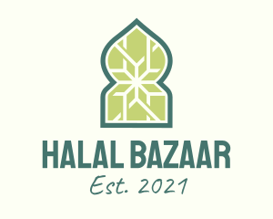 Islamic Window Pattern logo design