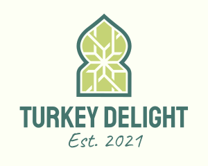 Turkey - Islamic Window Pattern logo design