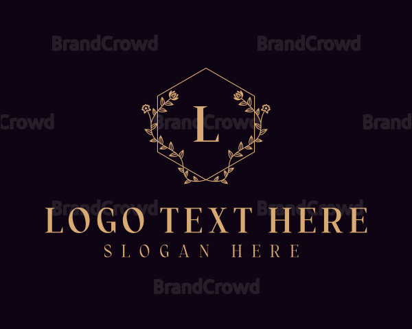 Elegant Floral Garden Logo