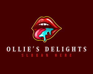 Seductive Woman Lips Logo