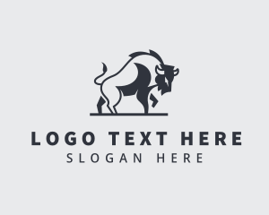 Native - Wild Bison Livestock logo design