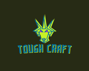 Tough Dragon Monster logo design