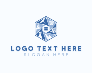 Hexagonal - Cleaning Housekeeper Sanitation logo design