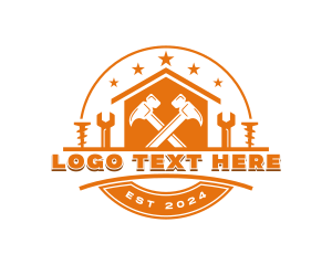 Renovation - Repair Tools Construction logo design