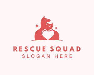 Heart Animal Rescue logo design