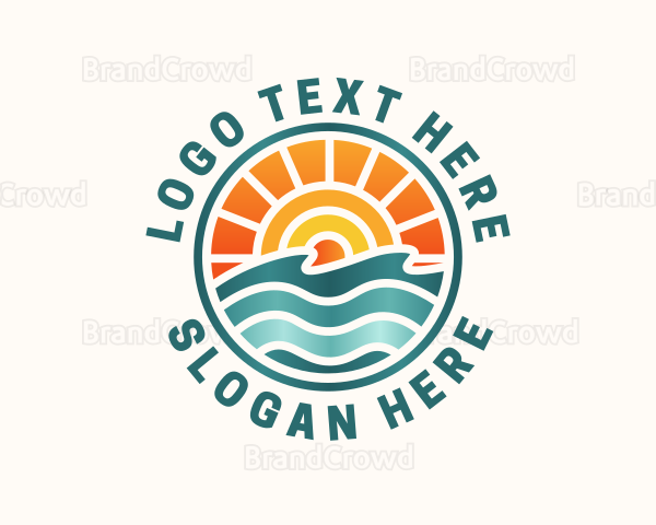Sunset Beach Summer Logo