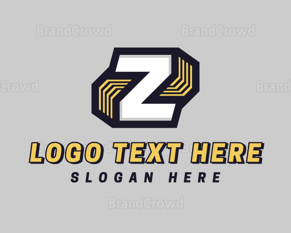 Digital Cyber Technology Letter Z Logo